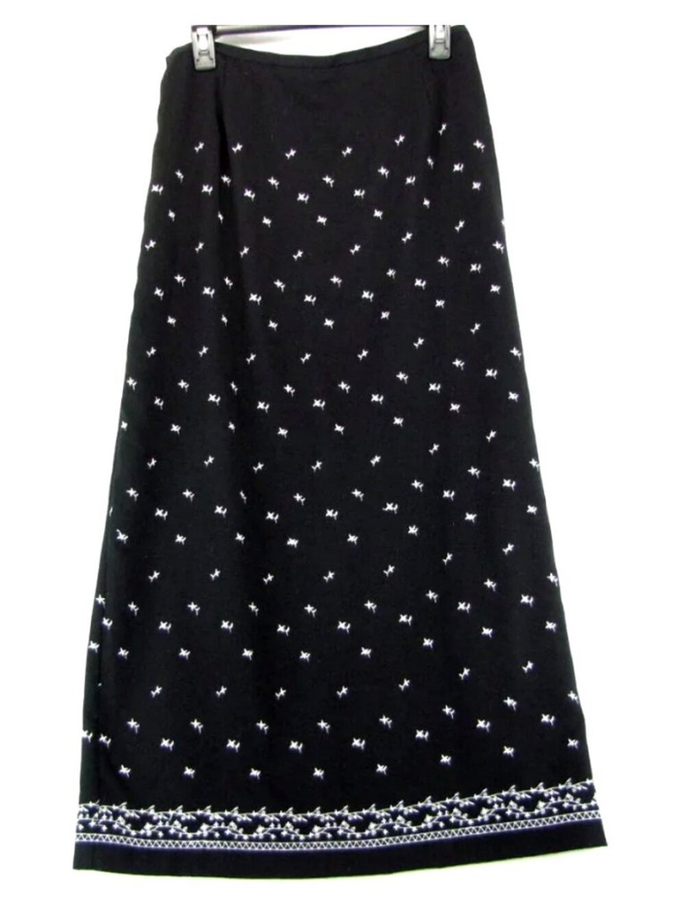 SALE! Floral Black Long Skirt